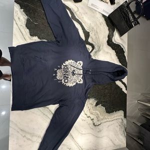 Kenzo Tiger hoodie Navy Blue embroidered Size S NWOT